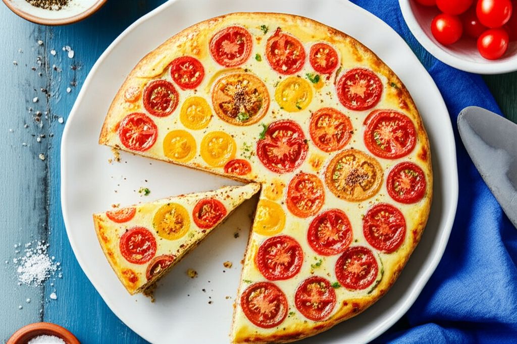 “Toy Box” Tomato Ricotta Cheese Torta
