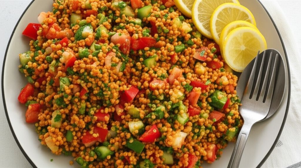 Veggie Bulgur Salad (Kisir)