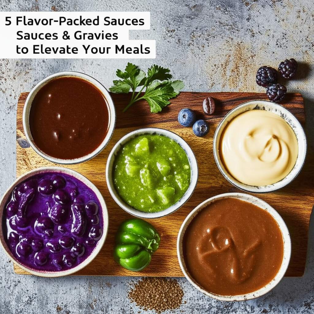 5 Flavor-Packed Sauces & Gravies to Elevate Your Meals