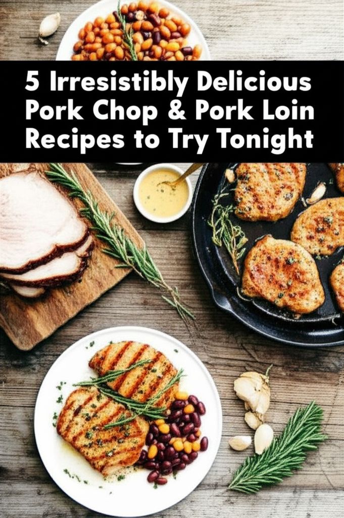5 Irresistibly Delicious Pork Chop & Pork Loin Recipes to Try Tonight